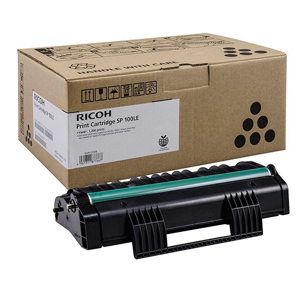 Ricoh type SP-100LE toner zwart (origineel) 407166 073630 - 1