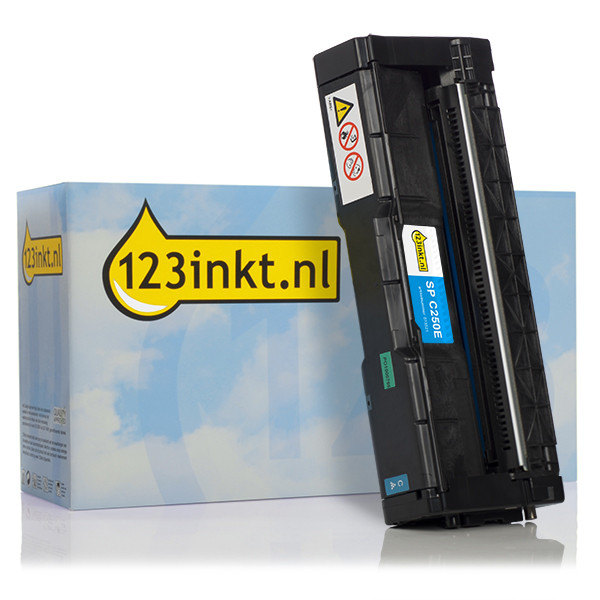 Ricoh type SP C250E toner cyaan (123inkt huismerk) 407544C 073521 - 1