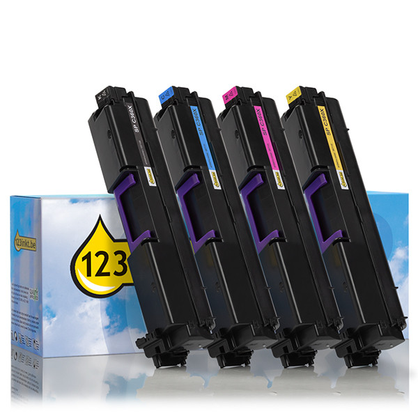 Ricoh type SP C360X aanbieding: zwart + 3 kleuren (123inkt huismerk)  125360 - 1
