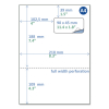 Aanbieding: Rillstab pakbonlabel / retourlabel A4 90 x 45 mm (1000 vellen) 068138 - 1