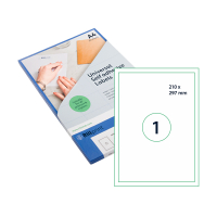 Rillstab Rillprint 83224 universele etiketten A4 210 x 297 mm transparant (25 etiketten) 83224 068159