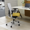 Rillprint bureaustoelmat voor harde vloer transparant (120 x 80 cm) 068166 - 1