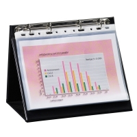 Rillstab basic tafelflipover A5 liggend 4-ringsmechaniek (incl. 10 hoezen) 93155 068043
