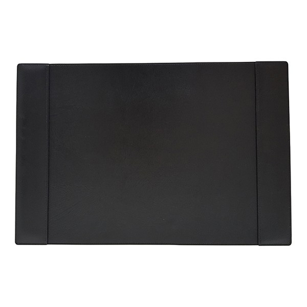 lederlook bureauonderleggers bureau onderleggers kantoorbenodigdheden rillstab bureauonderlegger 50 x 37 cm grancara lederlook zwart bureauonderlegger onderlegger 123inkt be