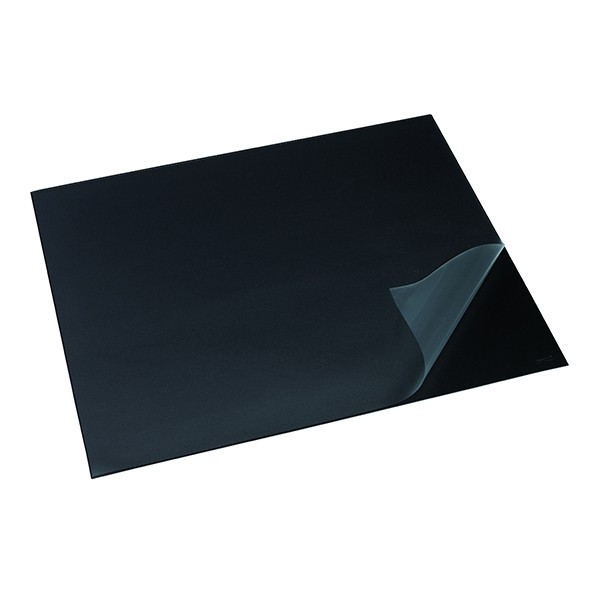 stijl toonhoogte binding Rillstab bureauonderlegger 65 x 52 cm zwart volzicht Rillstab 123inkt.be