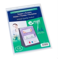 Rillstab tafelflipover insteekhoezen A4 staand (10 stuks) 4 gaats RI94155 068064