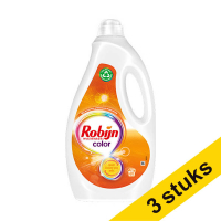Aanbieding: 3x Robijn Color wasmiddel vloeibaar 3 liter (60 wasbeurten)