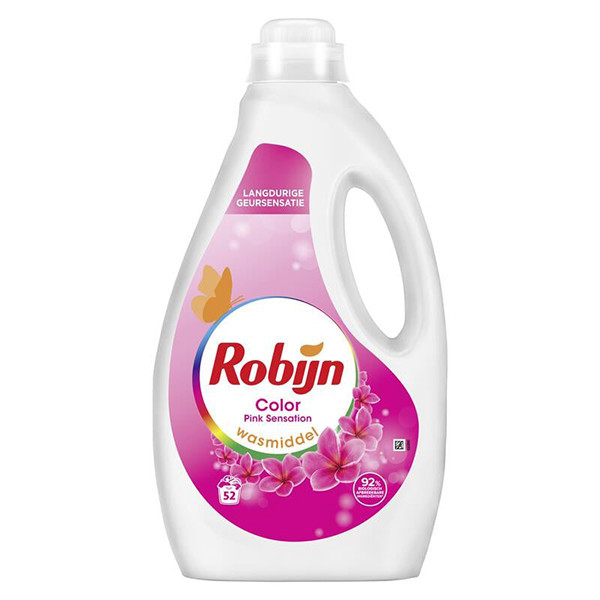 Robijn Color Pink Sensation wasmiddel vloeibaar 2,6 liter (52 wasbeurten) SRO05411 - 1