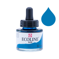 Royal Talens Talens Ecoline vloeibare waterverf 508 pruisischblauw (30 ml) 11255081 220742