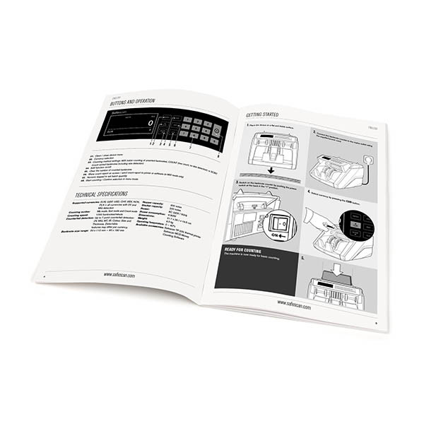 Safescan biljettelmachine 2465-S met zevenvoudige detectie en waardetelling 219122 - 6