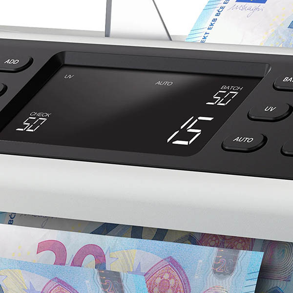 Safescan biljettelmachine 2465-S met zevenvoudige detectie en waardetelling 219122 - 4