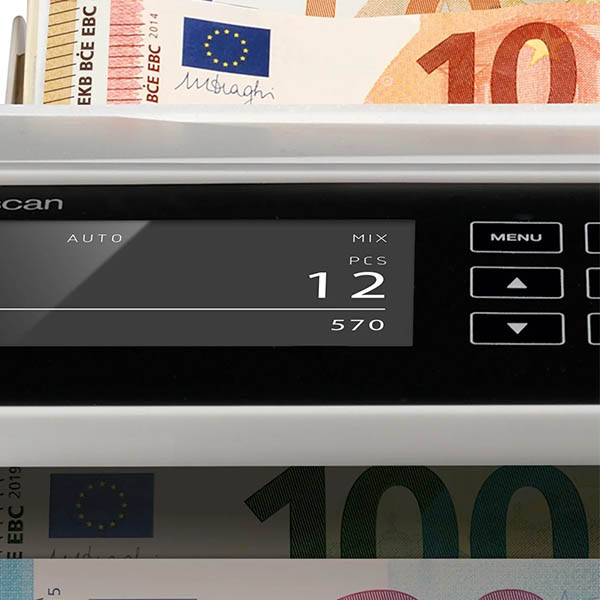 Safescan biljettelmachine 2465-S met zevenvoudige detectie en waardetelling 219122 - 7