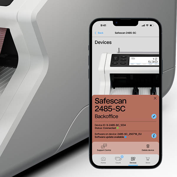 Safescan biljettelmachine 2485-SC met waardetelling en Safescan App 219128 - 4