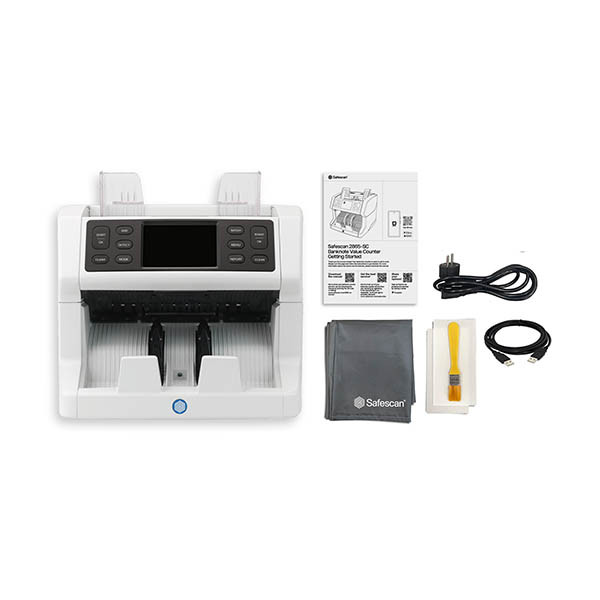 Safescan biljettelmachine 2865-SC met waardetelling en Safescan App 219129 - 2