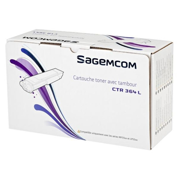 Sagem CTR 364L toner zwart hoge capaciteit (origineel) 253335676 045038 - 1