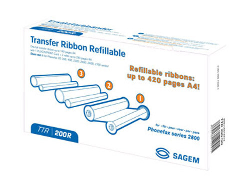 Sagem TTR 200R transferfilm + 2 refills (origineel) TTR-200R 031900 - 1