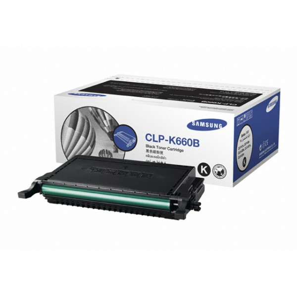 Samsung CLP-K660B (ST906A) toner zwart hoge capaciteit (origineel) CLP-K660B/ELS 033594 - 1