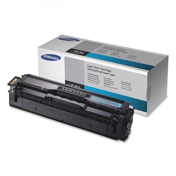 Samsung CLT-C504S (SU025A) toner cyaan (origineel) CLT-C504S/ELS 033806 - 1