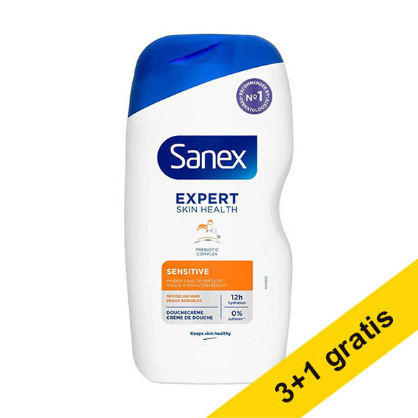 Aanbieding: 4x Sanex Expert Skin Health Sensitive douchecrème (400 ml) SSA06110 - 1