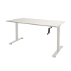 Schaffenburg Dextro Slinger zit-sta bureau wit onderstel krijtwit blad 180 x 80 cm 415260 - 1