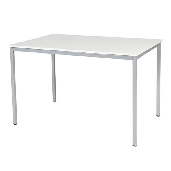 Schaffenburg Domino Basic vergadertafel aluminium onderstel krijtwit blad 120 x 80 cm DOV-B128-WIRA-M25 415169 - 1