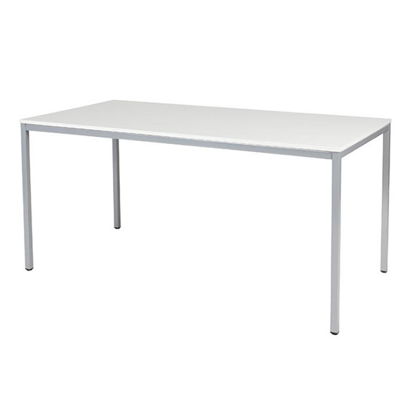 Schaffenburg Domino Basic vergadertafel aluminium onderstel krijtwit blad 160 x 80 cm DOV-B168-WIRA-M25 415170 - 1