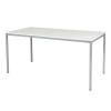 Schaffenburg Domino Basic vergadertafel aluminium onderstel krijtwit blad 160 x 80 cm 415170 - 1