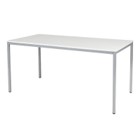 Schaffenburg Domino Basic vergadertafel aluminium onderstel krijtwit blad 160 x 80 cm DOV-B168-WIRA-M25 415170