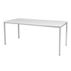 Schaffenburg Domino Basic vergadertafel aluminium onderstel krijtwit blad 180 x 80 cm 415171 - 1