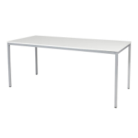 Schaffenburg Domino Basic vergadertafel aluminium onderstel krijtwit blad 180 x 80 cm DOV-B188-WIRA-M25 415171
