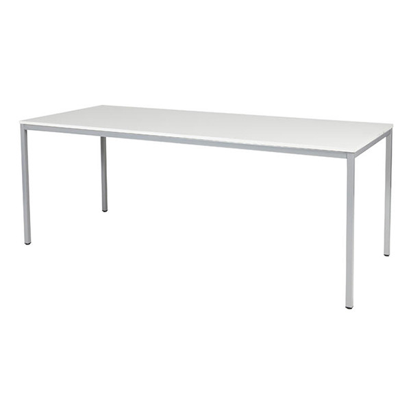 Schaffenburg Domino Basic vergadertafel aluminium onderstel krijtwit blad 200 x 80 cm DOV-B208-WIRA-M25 415172 - 1