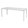 Schaffenburg Domino Basic vergadertafel aluminium onderstel krijtwit blad 200 x 80 cm 415172 - 1