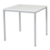 Schaffenburg Domino Basic vergadertafel aluminium onderstel krijtwit blad 80 x 80 cm 415168 - 1