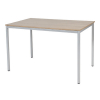 Schaffenburg Domino Basic vergadertafel aluminium onderstel licht kerselaar blad 120 x 80 cm 415174 - 1