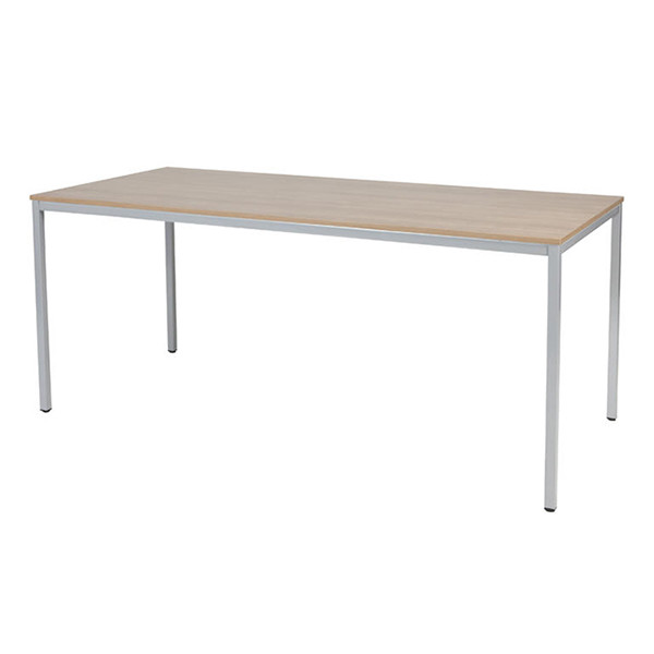 Schaffenburg Domino Basic vergadertafel aluminium onderstel licht kerselaar blad 180 x 80 cm DOV-B188-HAVA-M25 415176 - 1
