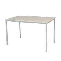 Schaffenburg Domino Basic vergadertafel aluminium onderstel lindberg eiken blad 120 x 80 cm DOV-B128-LERA-M25 415179