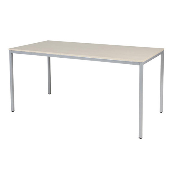 Schaffenburg Domino Basic vergadertafel aluminium onderstel lindberg eiken blad 160 x 80 cm DOV-B168-LERA-M25 415180 - 1