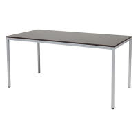 Schaffenburg Domino Basic vergadertafel aluminium onderstel logan eiken blad 160 x 80 cm DOV-B168-LOGA-M25 415185