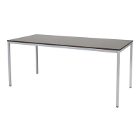 Schaffenburg Domino Basic vergadertafel aluminium onderstel logan eiken blad 180 x 80 cm DOV-B188-LOGA-M25 415186