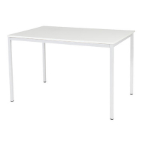 Schaffenburg Domino Basic vergadertafel wit onderstel krijtwit blad 120 x 80 cm DOV-B128-WIRW-M25 415194