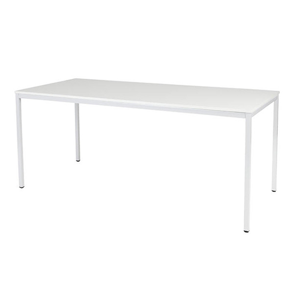 Schaffenburg Domino Basic vergadertafel wit onderstel krijtwit blad 180 x 80 cm DOV-B188-WIRW-M25 415196 - 1