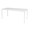 Schaffenburg Domino Basic vergadertafel wit onderstel krijtwit blad 180 x 80 cm 415196 - 1