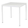 Schaffenburg Domino Basic vergadertafel wit onderstel krijtwit blad 80 x 80 cm 415193 - 1