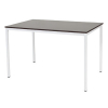 Schaffenburg Domino Basic vergadertafel wit onderstel logan eiken blad 120 x 80 cm 415209 - 1