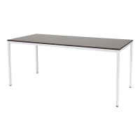 Schaffenburg Domino Basic vergadertafel wit onderstel logan eiken blad 180 x 80 cm DOV-B188-LOGW-M25 415211