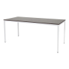 Schaffenburg Domino Basic vergadertafel wit onderstel logan eiken blad 180 x 80 cm 415211 - 1