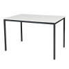 Schaffenburg Domino Basic vergadertafel zwart ondersstel krijtwit blad 120 x 80 cm 415144 - 1