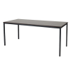 Schaffenburg Domino Basic vergadertafel zwart onderstel logan eiken blad 180 x 80 cm 415161 - 1