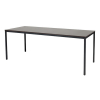 Schaffenburg Domino Basic vergadertafel zwart onderstel logan eiken blad 200 x 80 cm 415162 - 1