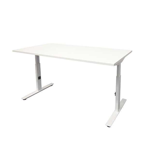 Schaffenburg Linesto Plus bureau wit onderstel krijtwit blad 120 x 80 cm LIN-PL128-WIRW-M25 415120 - 1